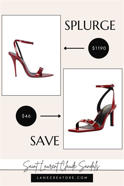 ysl sandal dupe|saint laurent platform heels dupe.